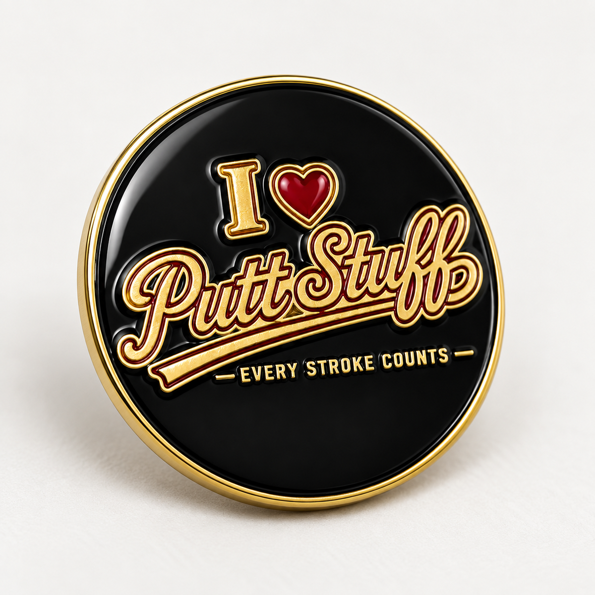 I ❤️ Putt Stuff Ball Marker